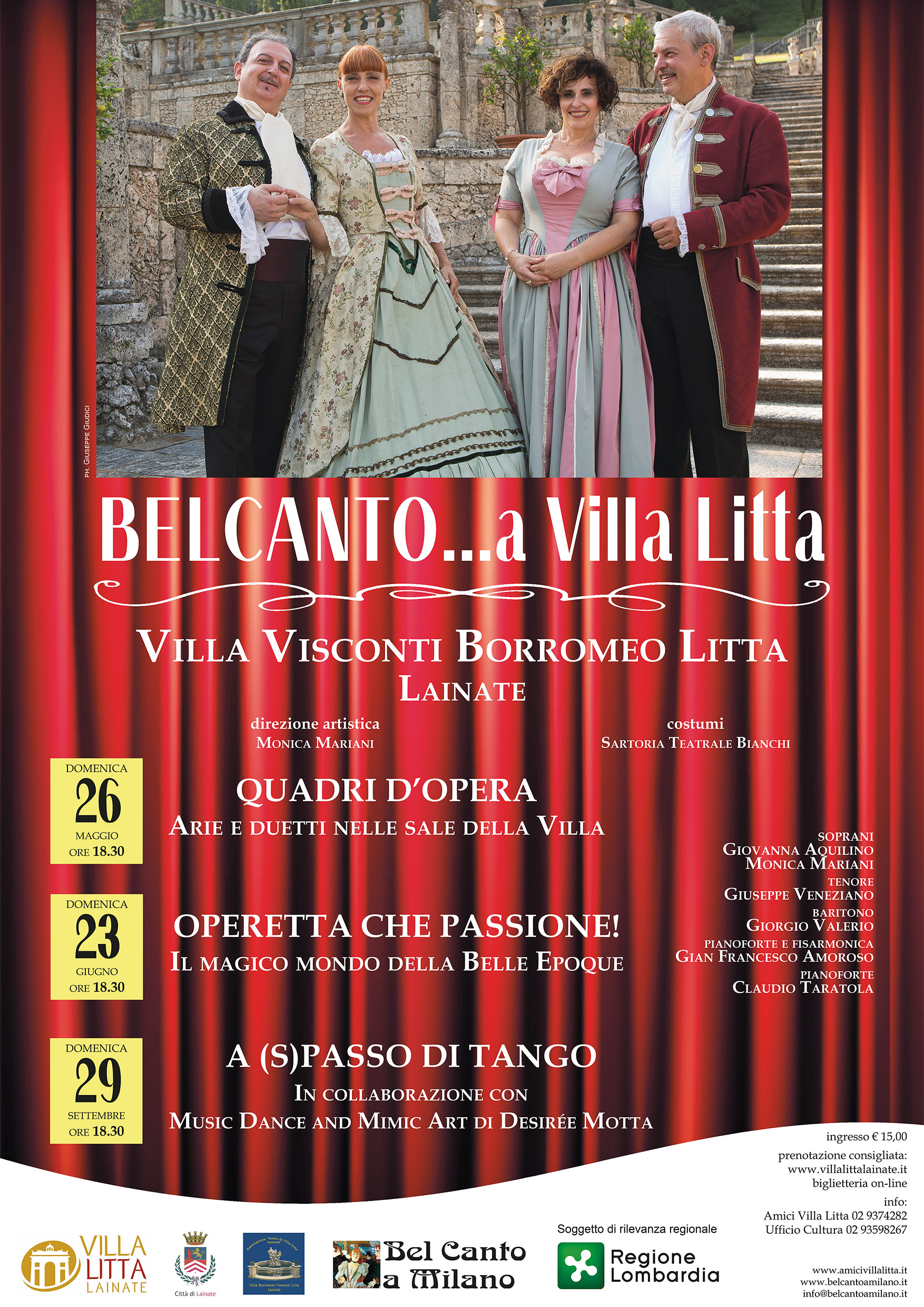 Bel Canto a …. Villa Litta – Quadri d’Opera